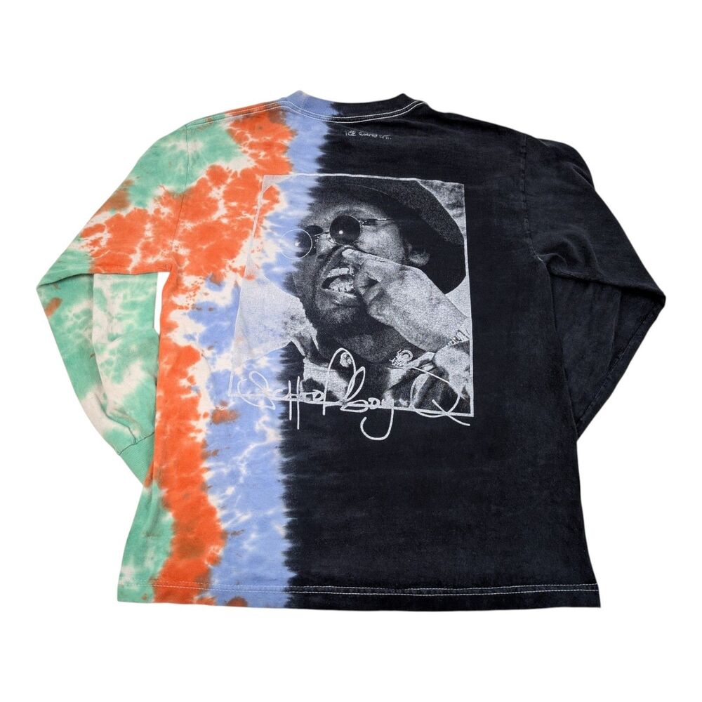 TDE ScHoolboy Q Shirt Medium Blank Face Tour Tie Dye Concert Merch Top Dawg Ent